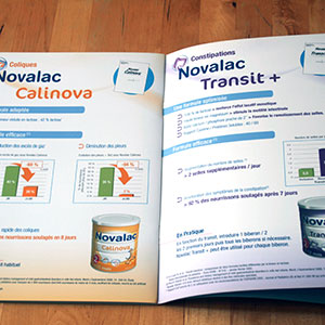 Novalac : Brochure et plaquettes